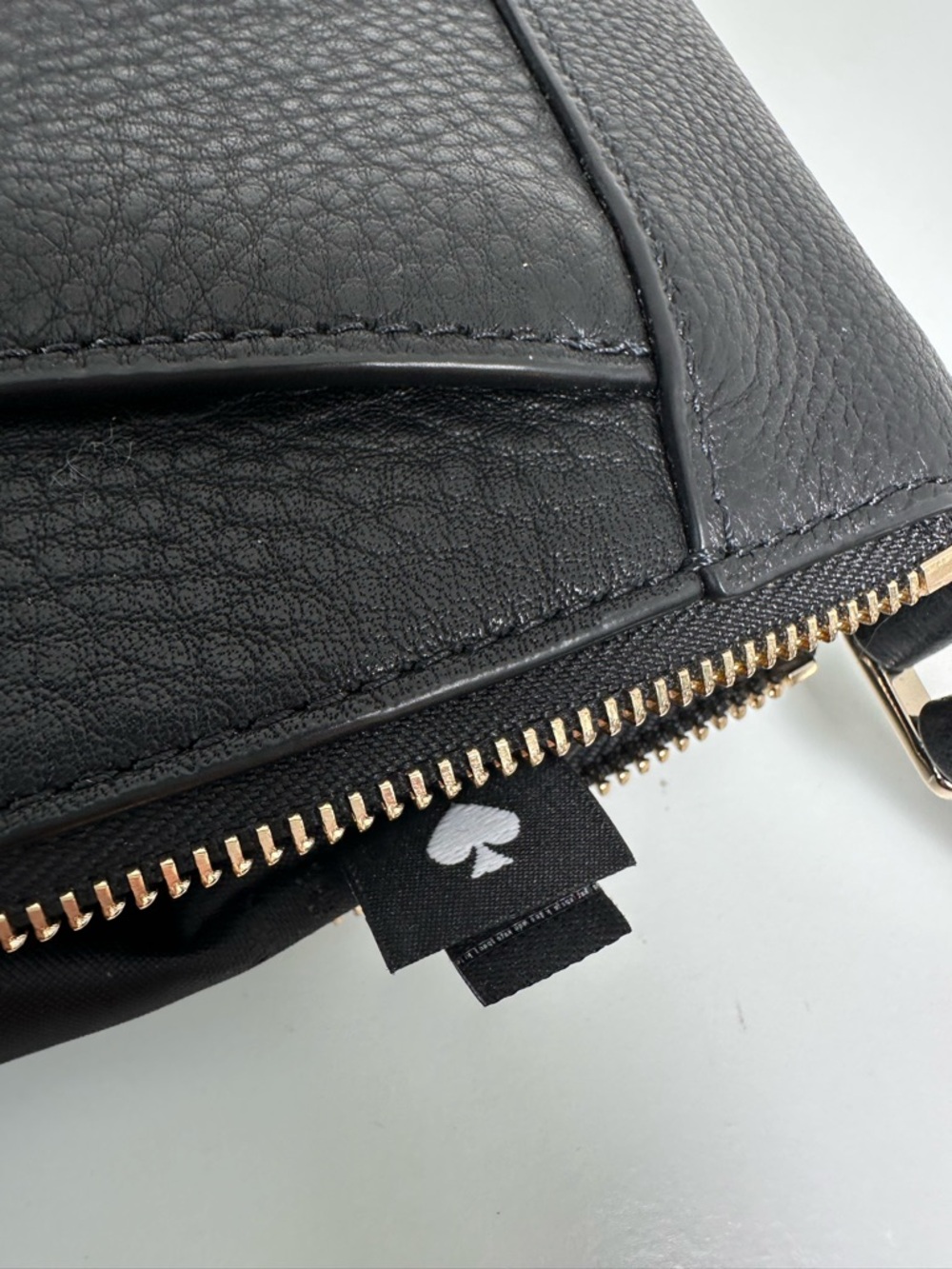 Kate Spade Monica Crossbody Black Pebbled Leather WKR00258 $279 Retail - Picture 9 of 12